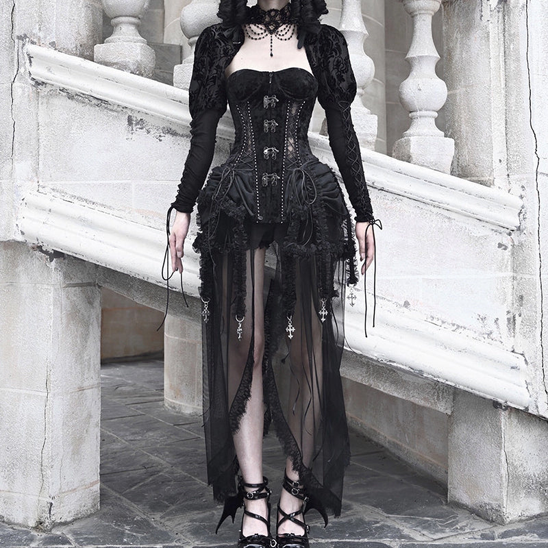 Victorian Gothic Corset Set - Gothmuse