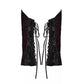 Gothic Velvet Fishtail Dress With Arm Sleeves - Gothmuse