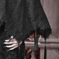 Black Gothic Fringe Cape - Gothmuse