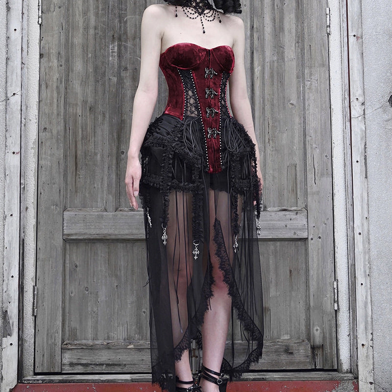 Gothic Corset Trio Set - Gothmuse