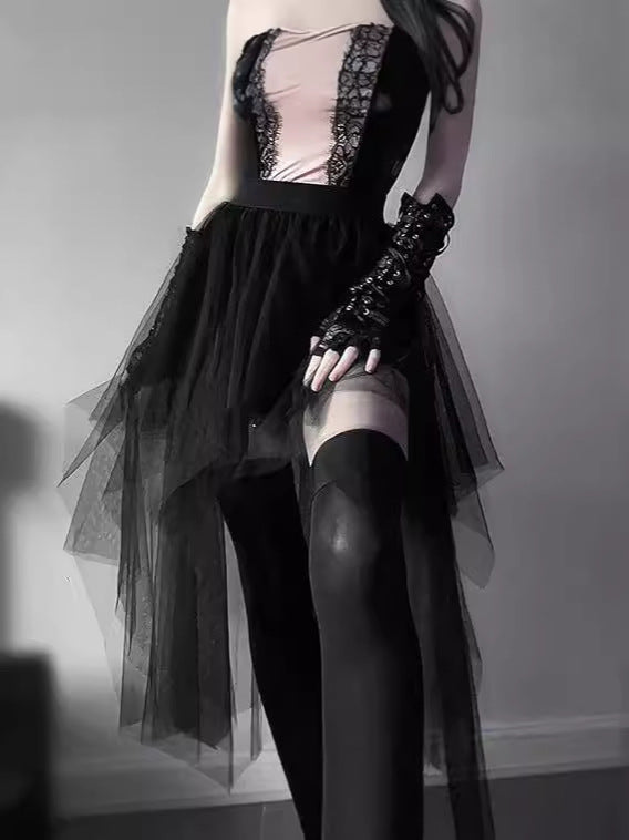 Witchy Gothic Tulle Skirt - Gothmuse