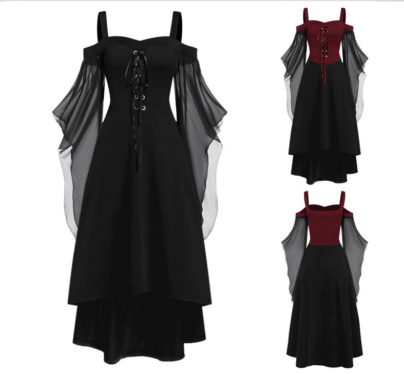 Dark Romance Gothic Evening Gown - Gothmuse