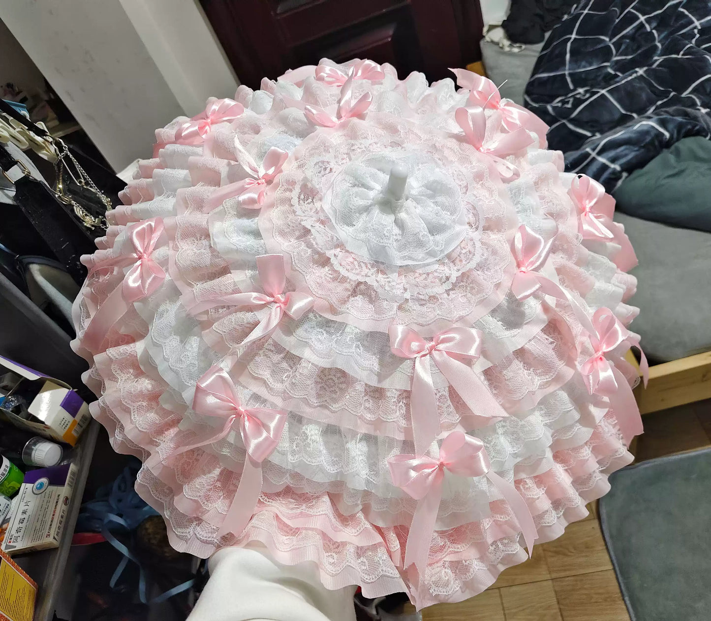 Gothic Lolita Lace Parasol - Gothmuse