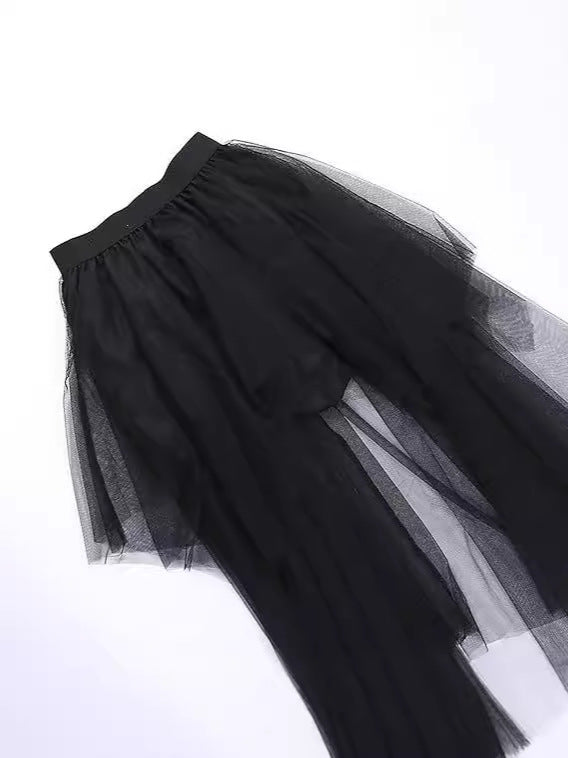 Witchy Gothic Tulle Skirt - Gothmuse