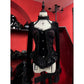 Gothic Lace Woven Long Sleeved Top