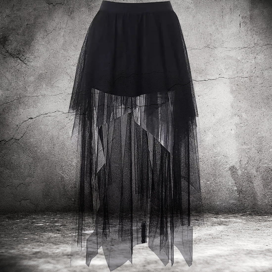 Witchy Gothic Tulle Skirt - Gothmuse