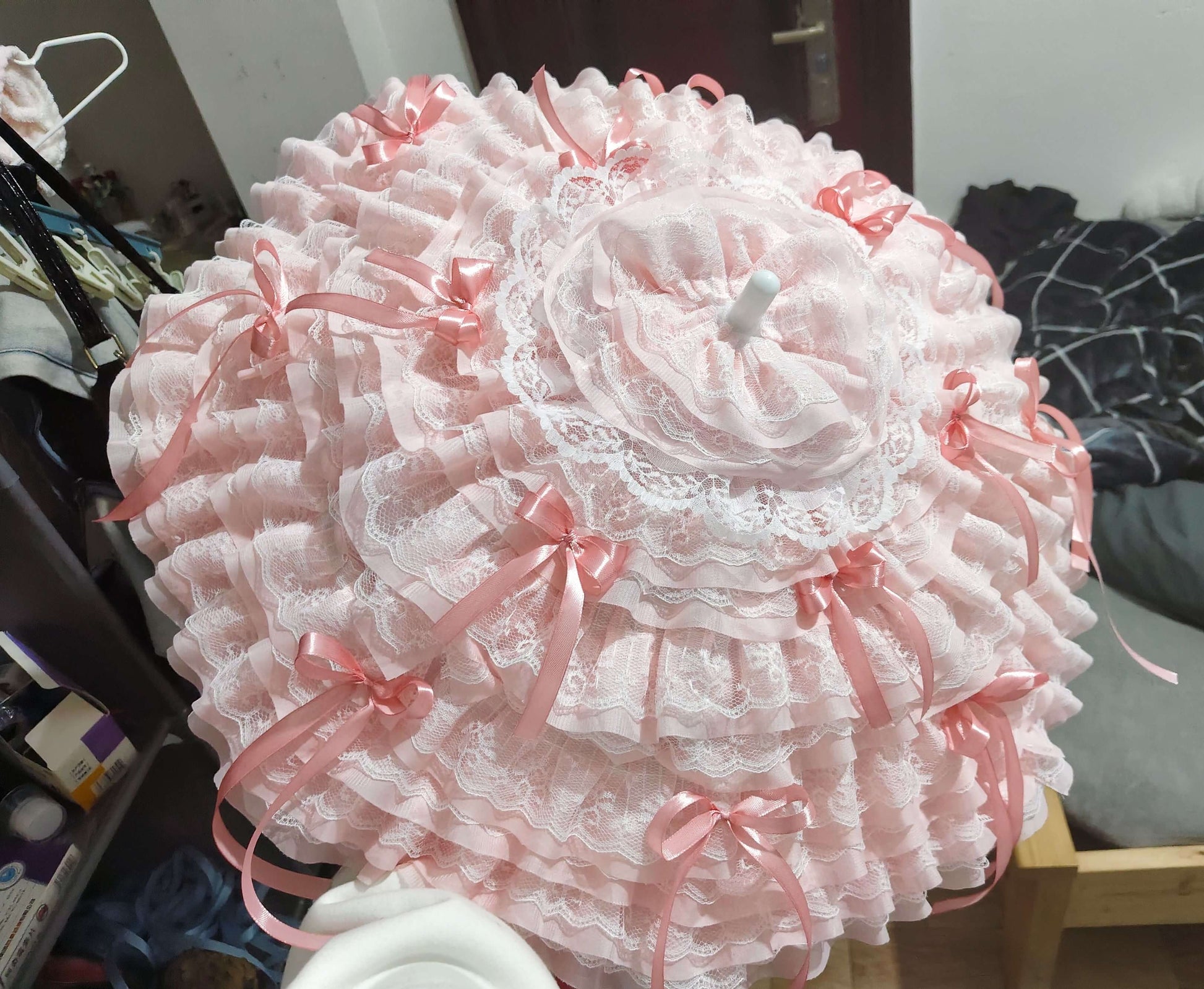Gothic Lolita Lace Parasol - Gothmuse