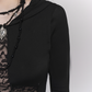 Ghostly Gothic Lace Dress - Gothmuse