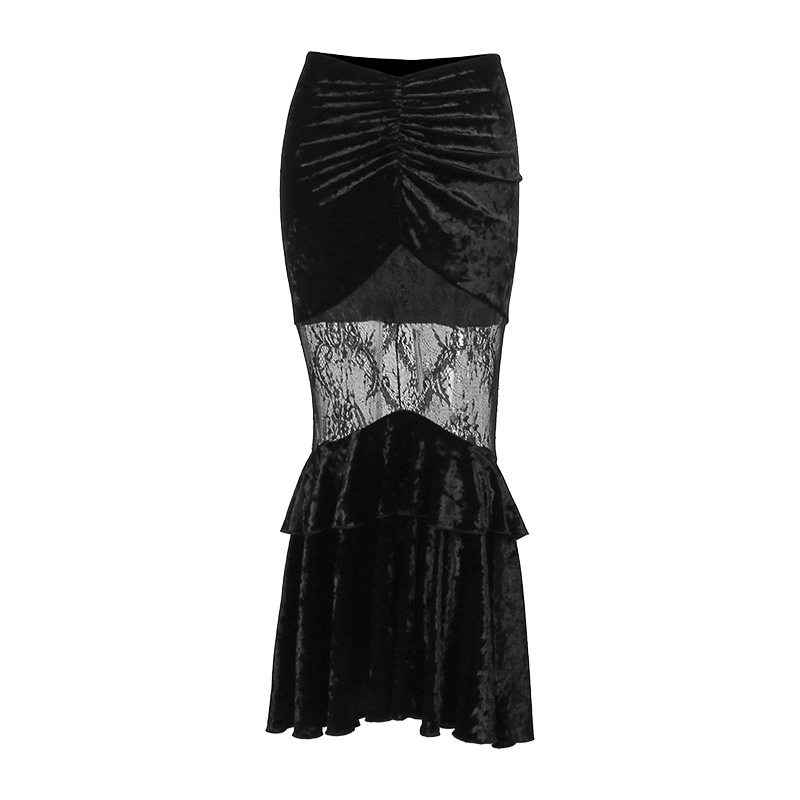 Gothic Mermaid Skirt - Gothmuse