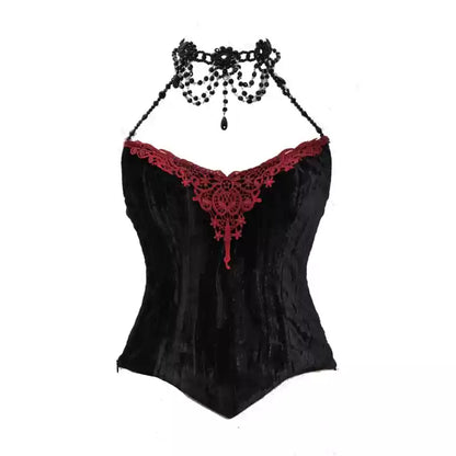 Gothic Corset Fishbone Suspender Skirt - Gothmuse